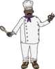 Chef Blueb Yy Whitemtrousers Image